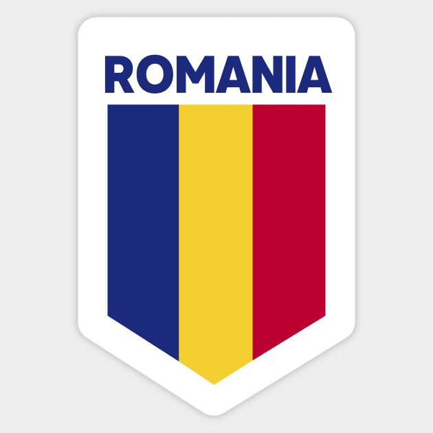 Romania Flag Emblem Sticker by SLAG_Creative